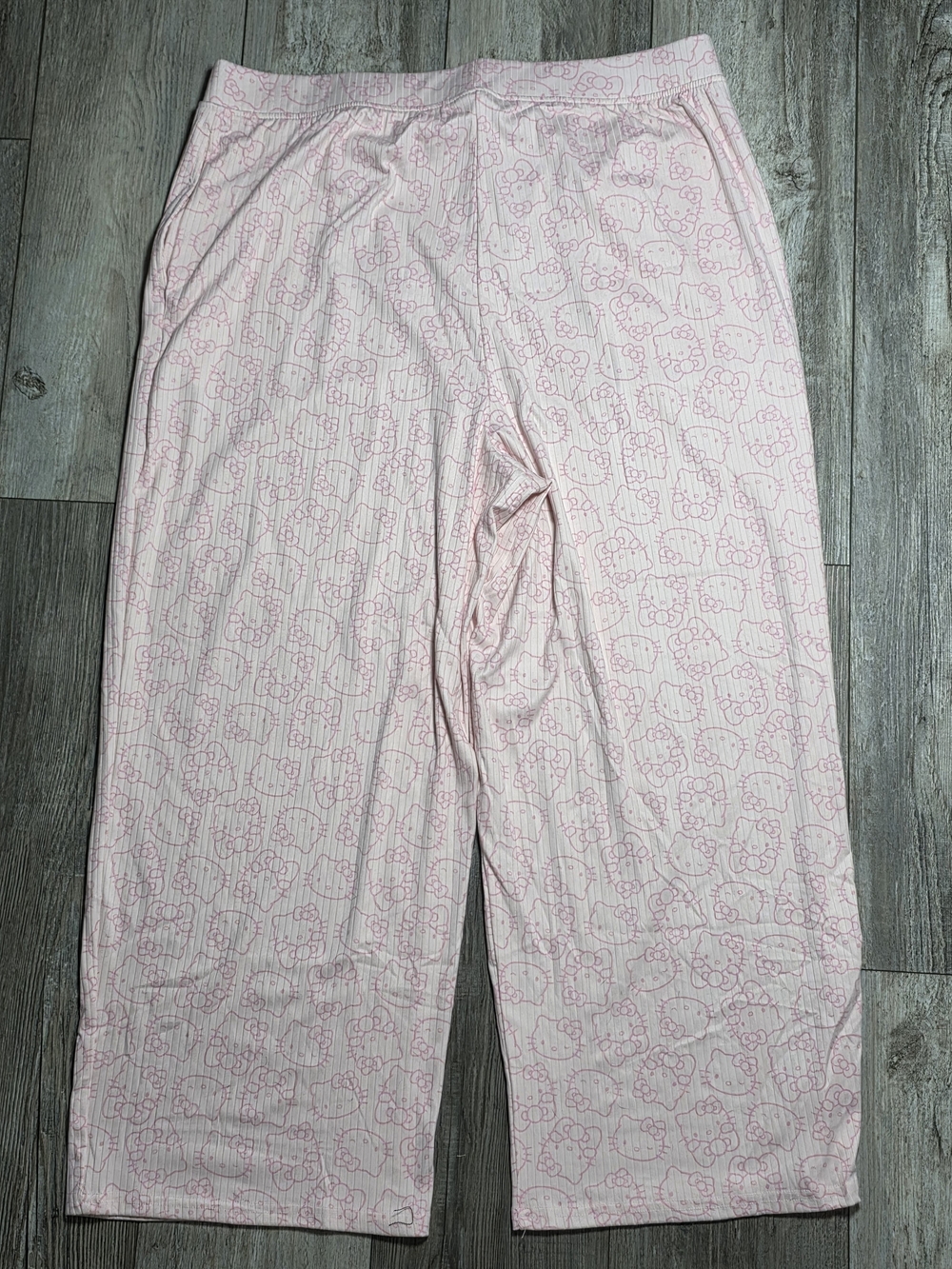 Hello Kitty Ribbed Henley 2-Piece Pajama Set Sz XXL *NWT - Picture 14 of 15